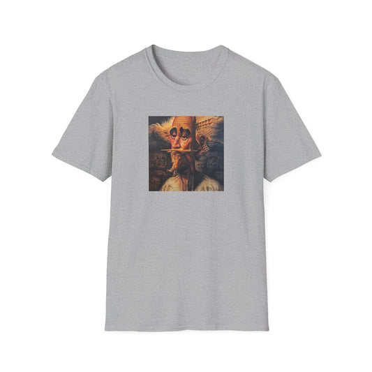 Surreal Don Quixote Art T-Shirt — Vintage Abstract Literary Portrait