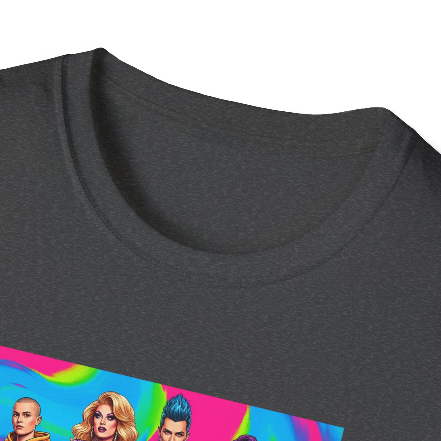 Transgender Pride Pop-Art T-Shirt — "Trannyspotting" Retro Cast Design