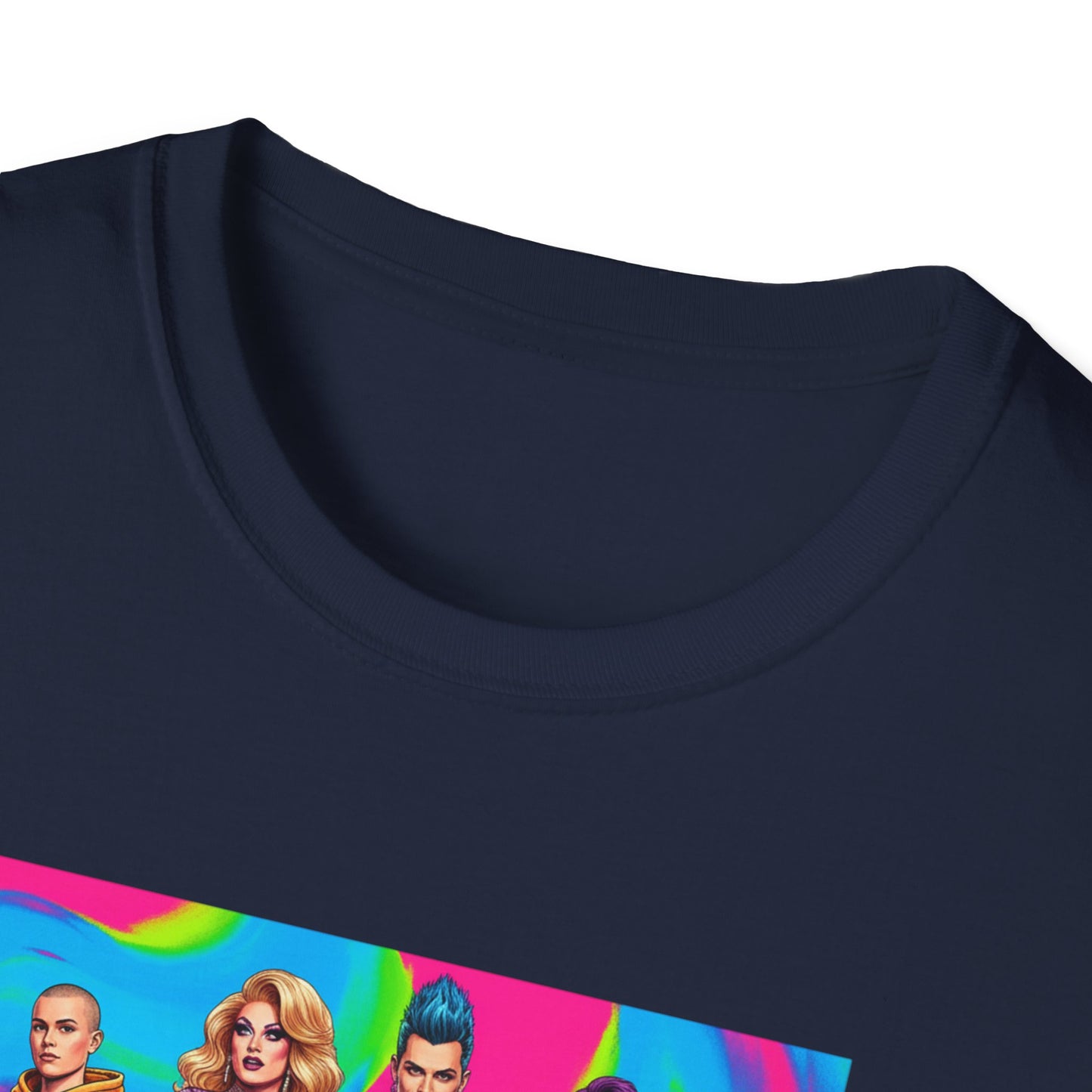 Transgender Pride Pop-Art T-Shirt — "Trannyspotting" Retro Cast Design