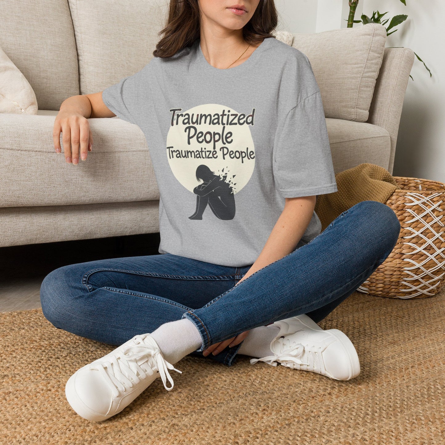 Traumatized People T-Shirt — Mental Health Awareness Graphic Tee