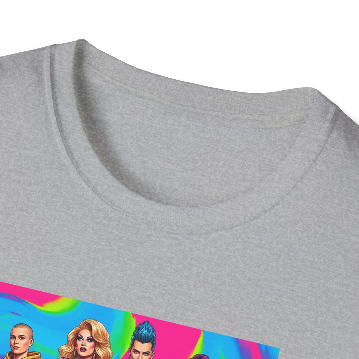 Transgender Pride Pop-Art T-Shirt — "Trannyspotting" Retro Cast Design