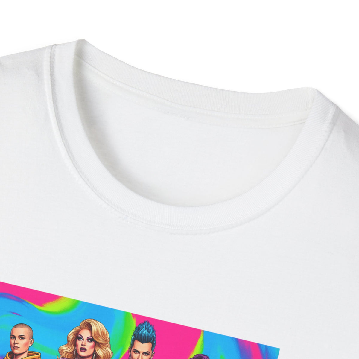 Transgender Pride Pop-Art T-Shirt — "Trannyspotting" Retro Cast Design