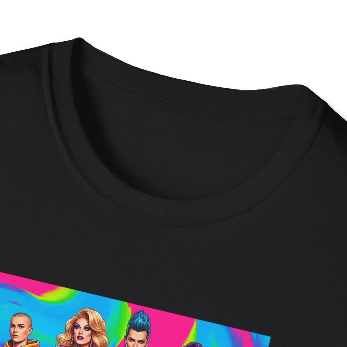 Transgender Pride Pop-Art T-Shirt — "Trannyspotting" Retro Cast Design