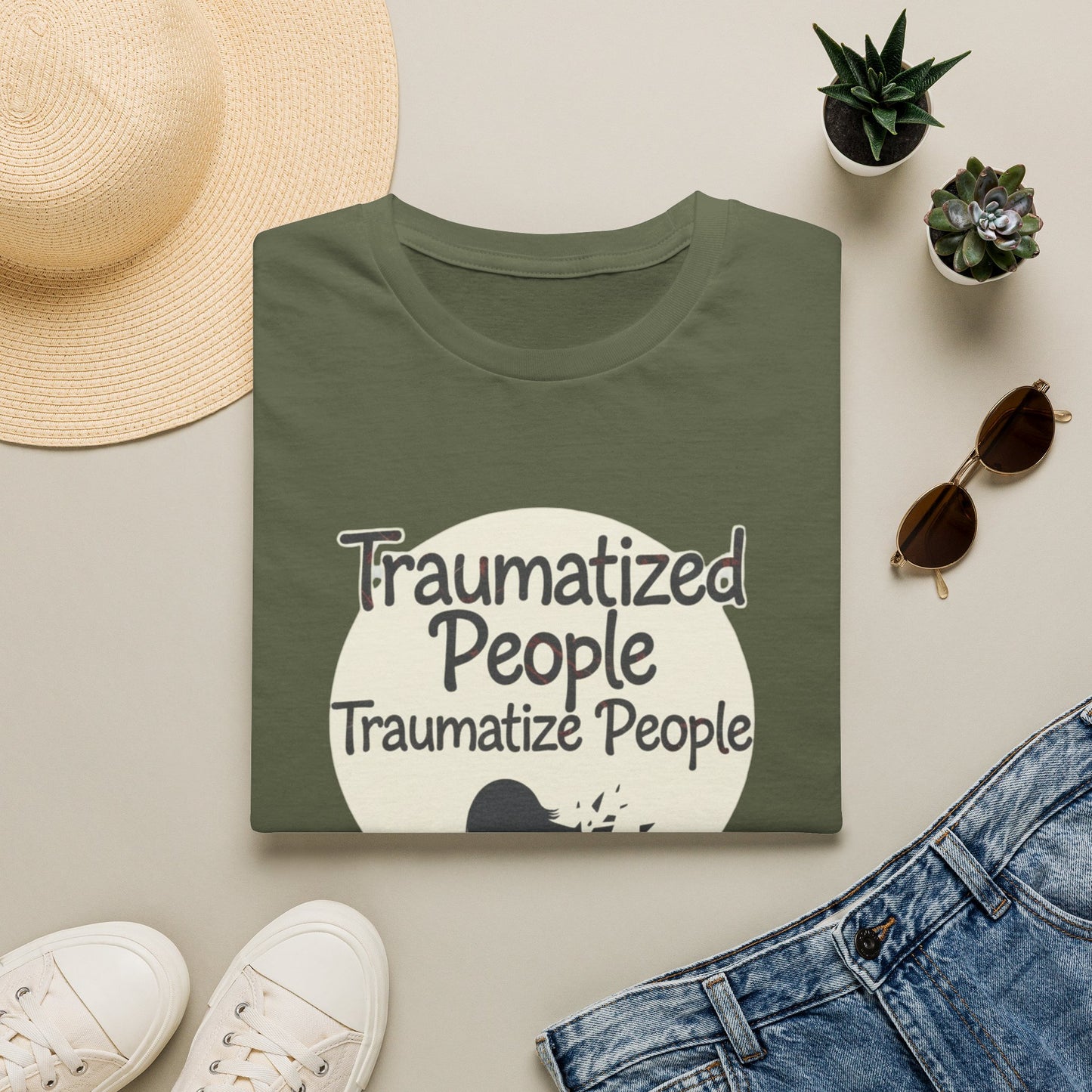 Traumatized People T-Shirt — Mental Health Awareness Graphic Tee