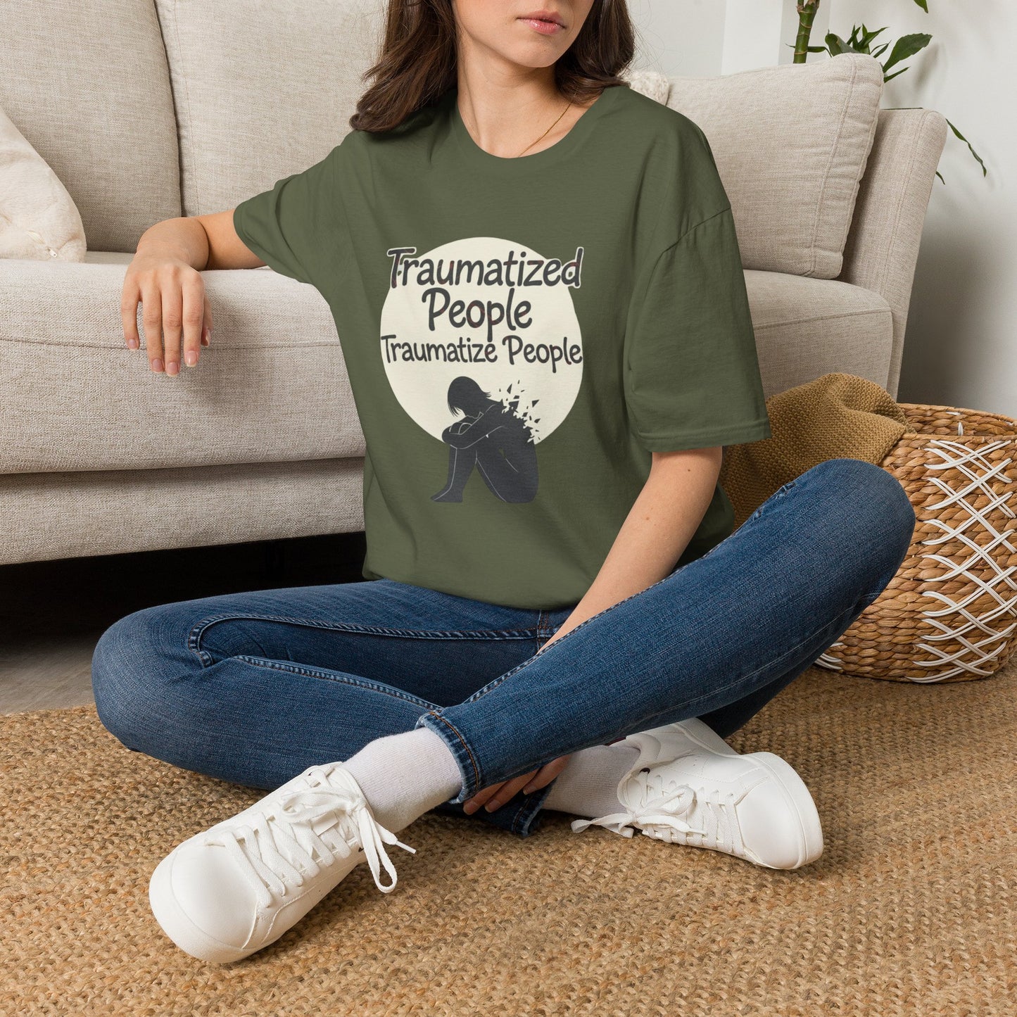 Traumatized People T-Shirt — Mental Health Awareness Graphic Tee