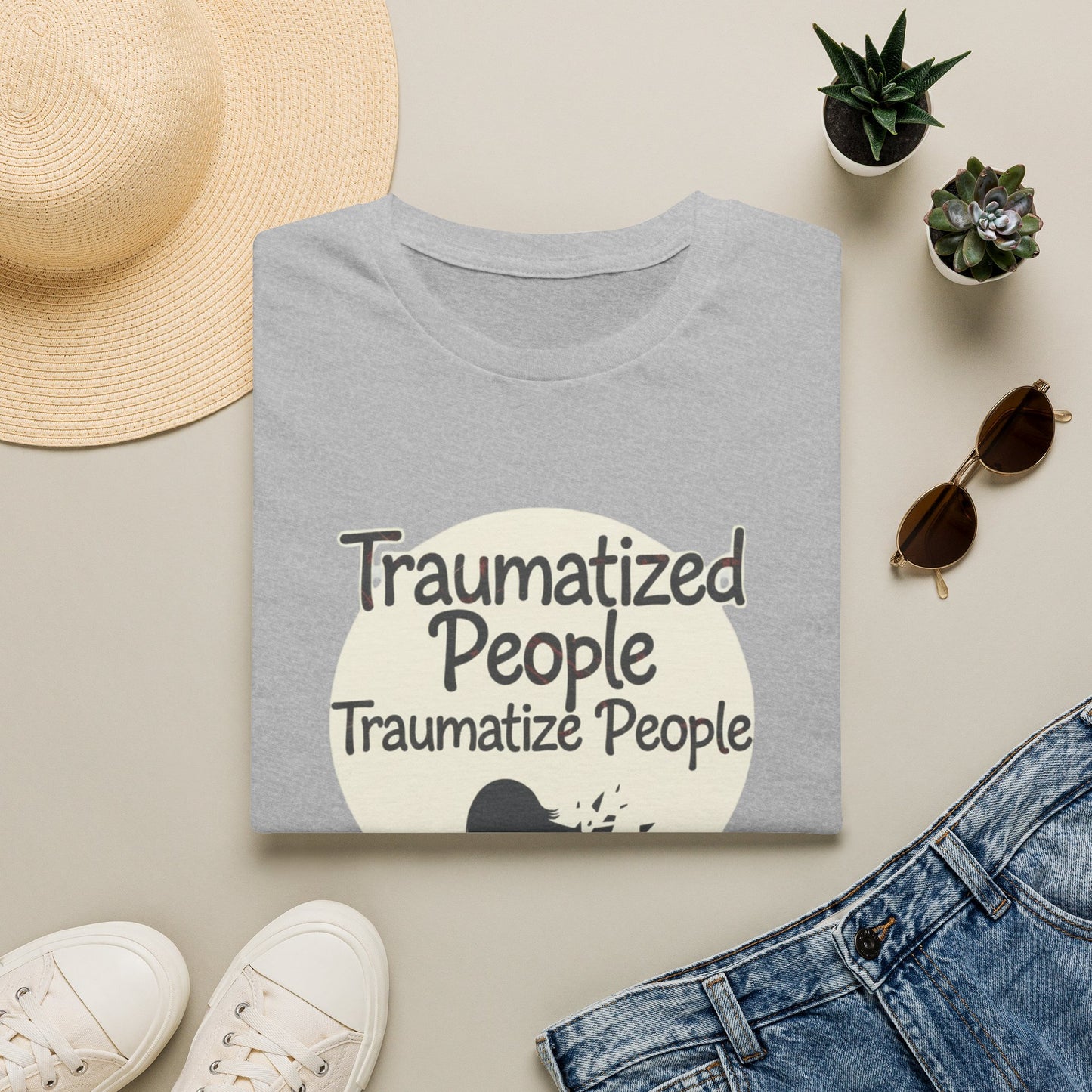 Traumatized People T-Shirt — Mental Health Awareness Graphic Tee